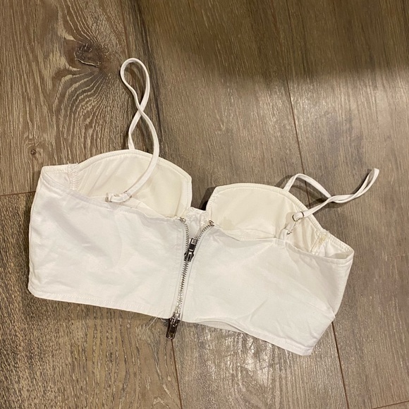 White corset crop top - Picture 5 of 6